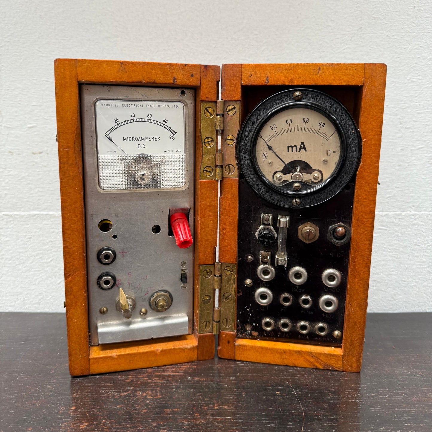 Vintage Dual Multi Purpose Electrical Testing Meter