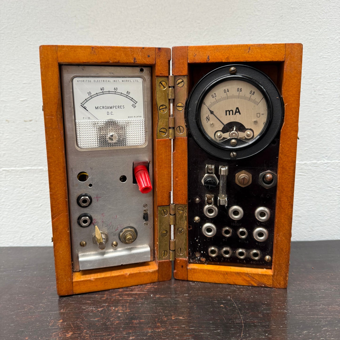 Vintage Dual Multi Purpose Electrical Testing Meter