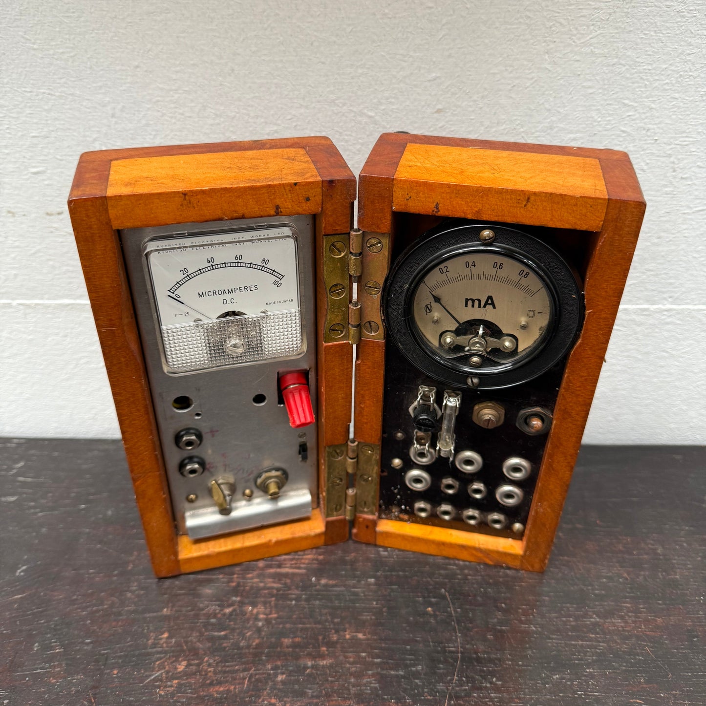 Vintage Dual Multi Purpose Electrical Testing Meter