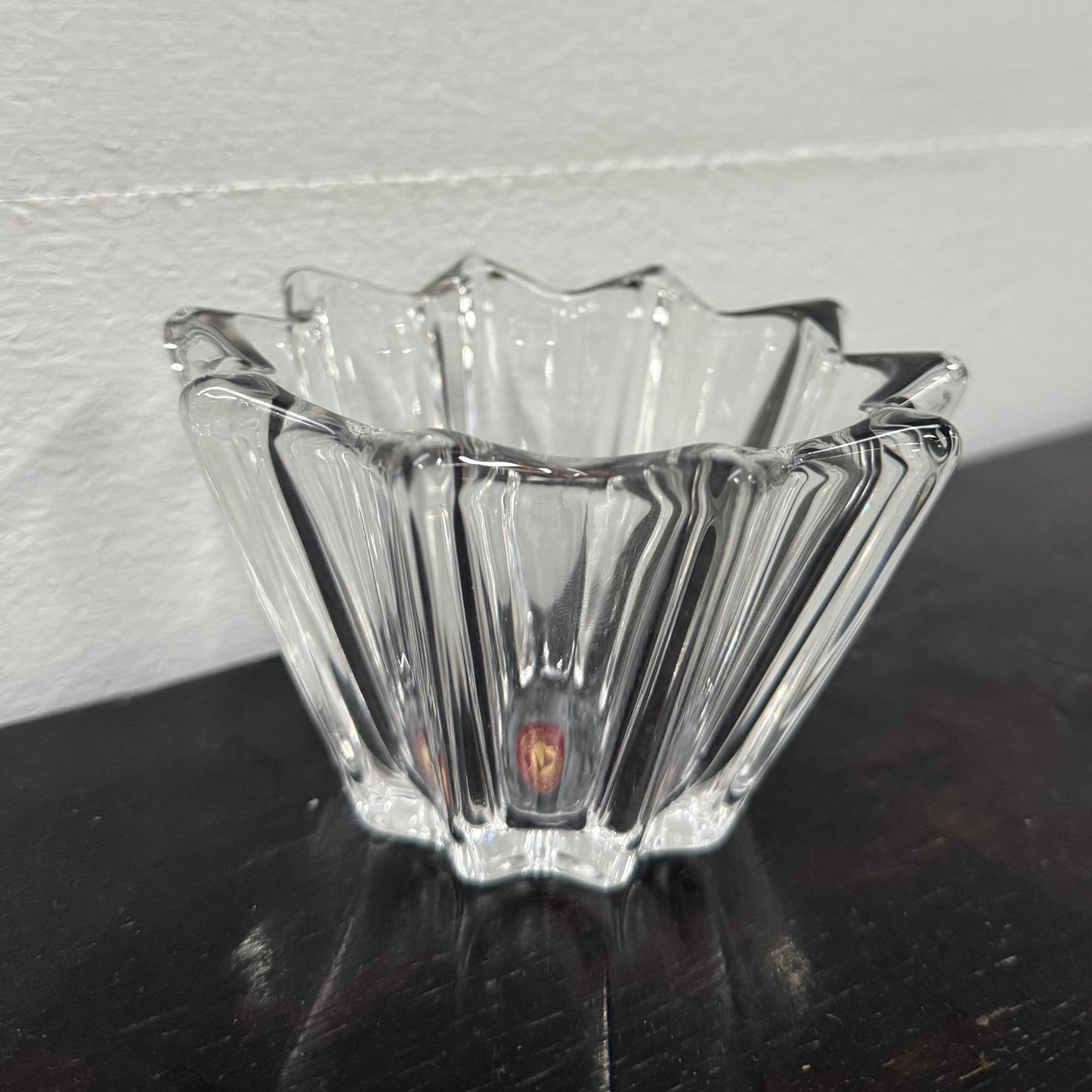 Vintage Glass Bowl Original Waltherglas