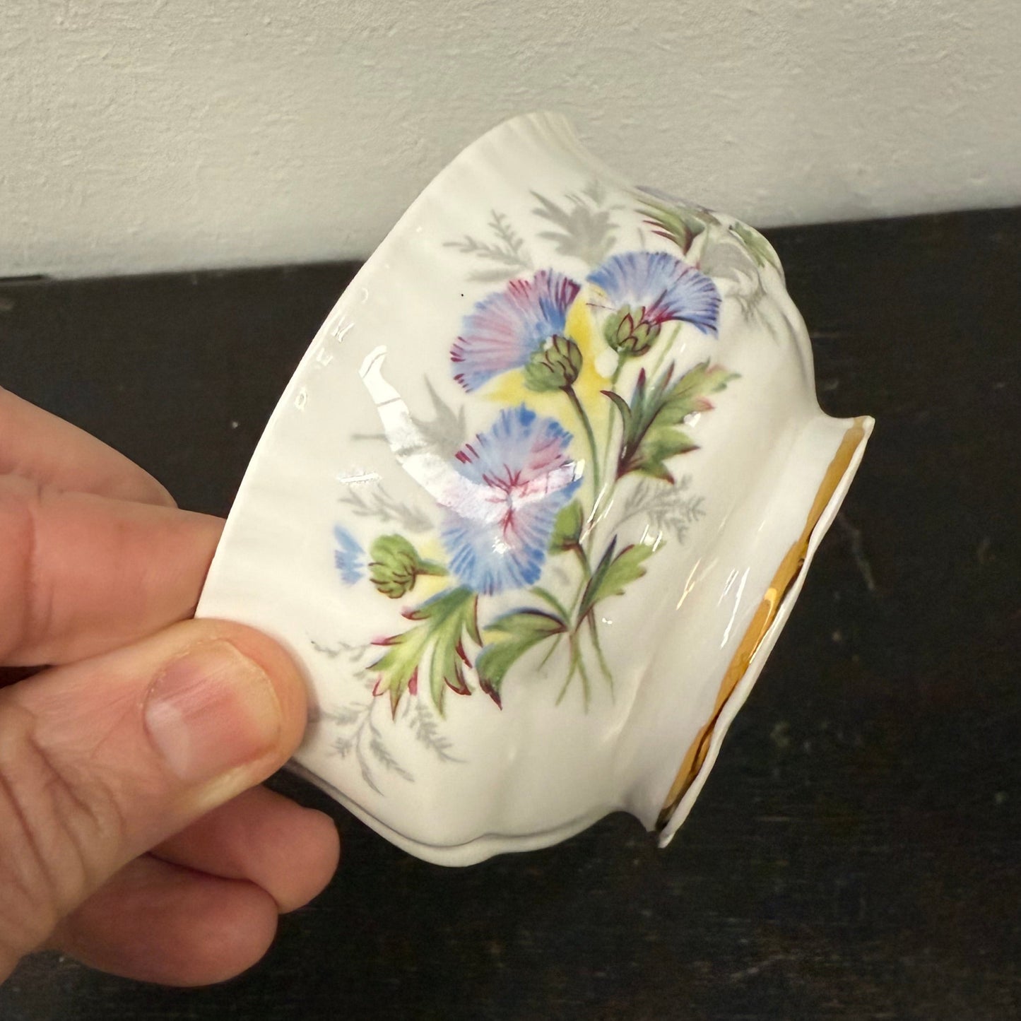 Vintage Paragon Thistles Bone China Bowl