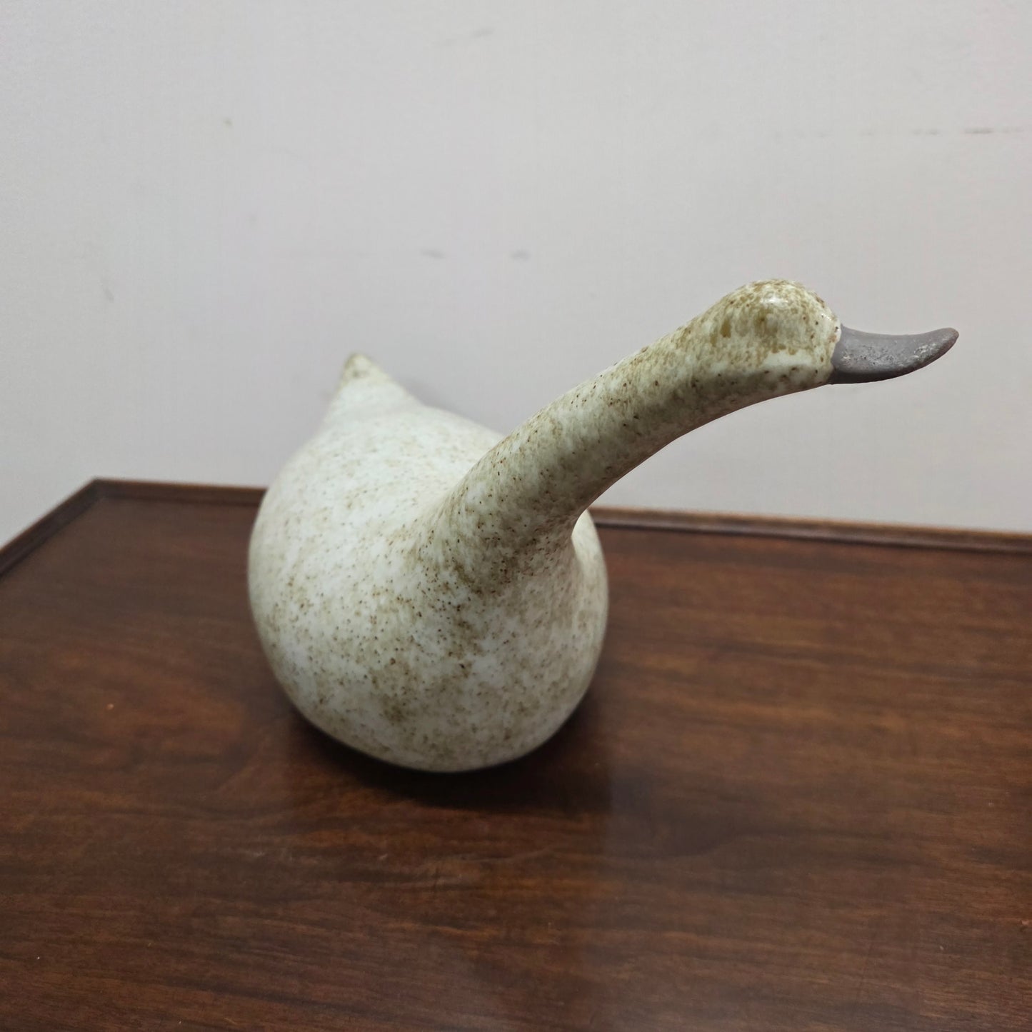 Vintage Art Pottery Bird Statue