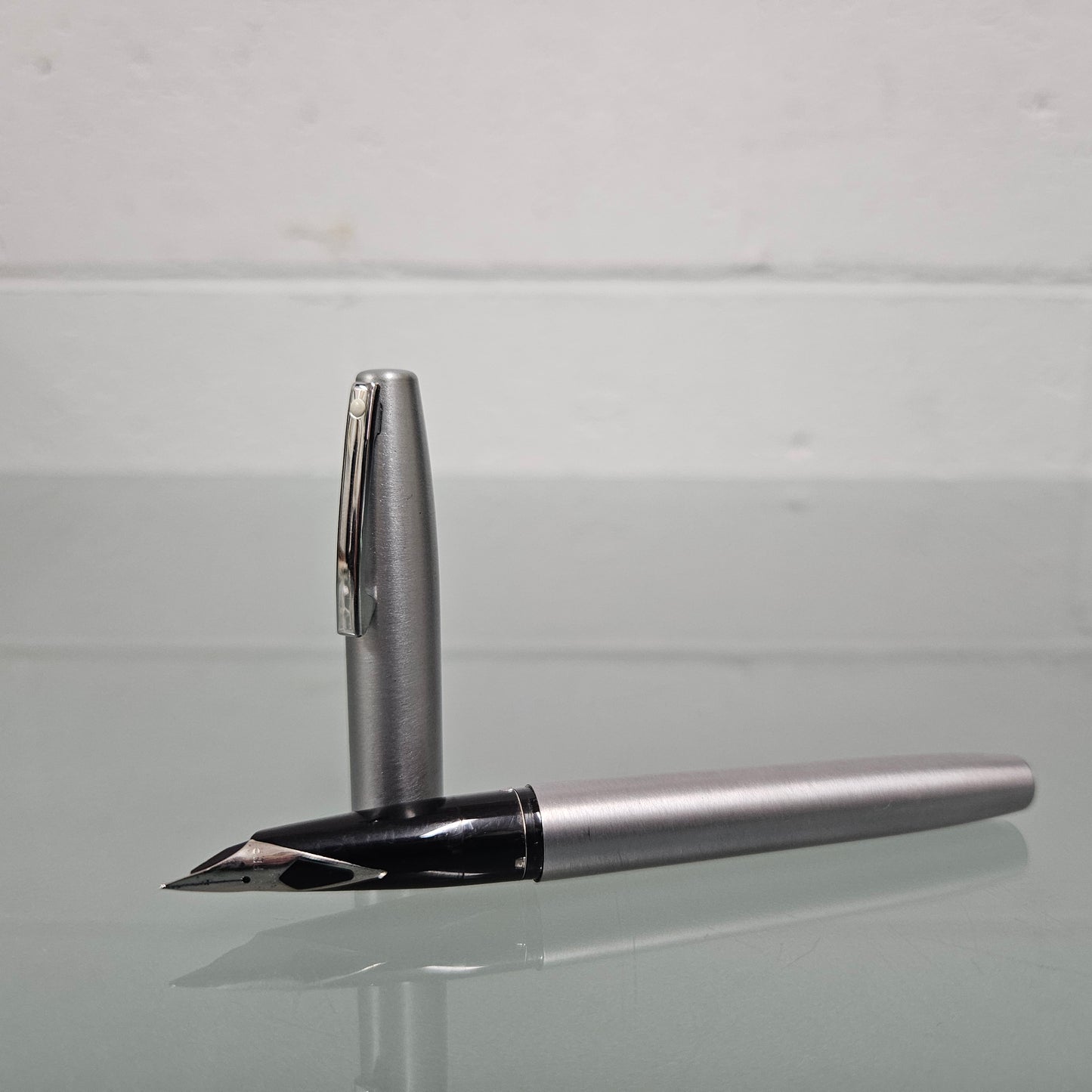 Vintage Shaeffer Imperial Full Steel Fountain Pen