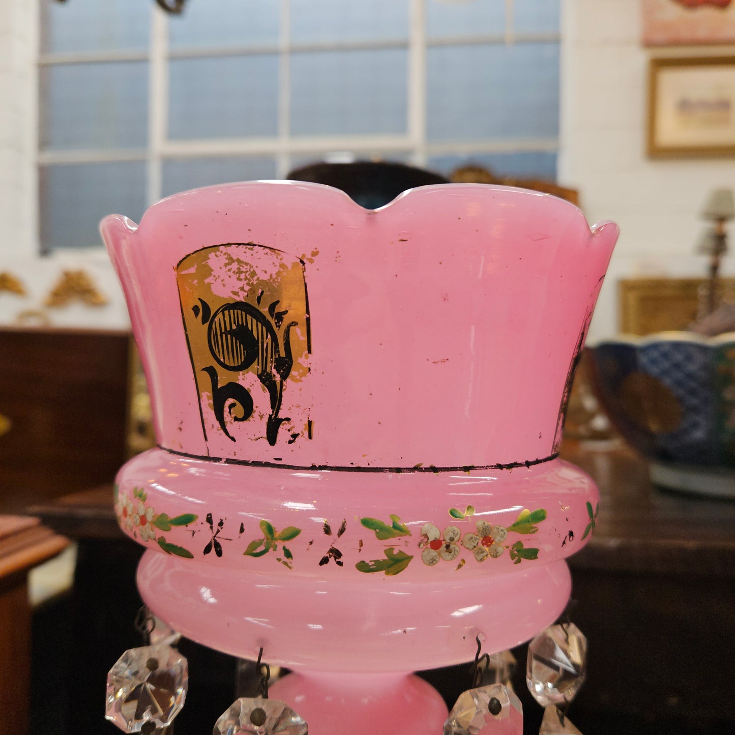 Victorian Lustre Vase