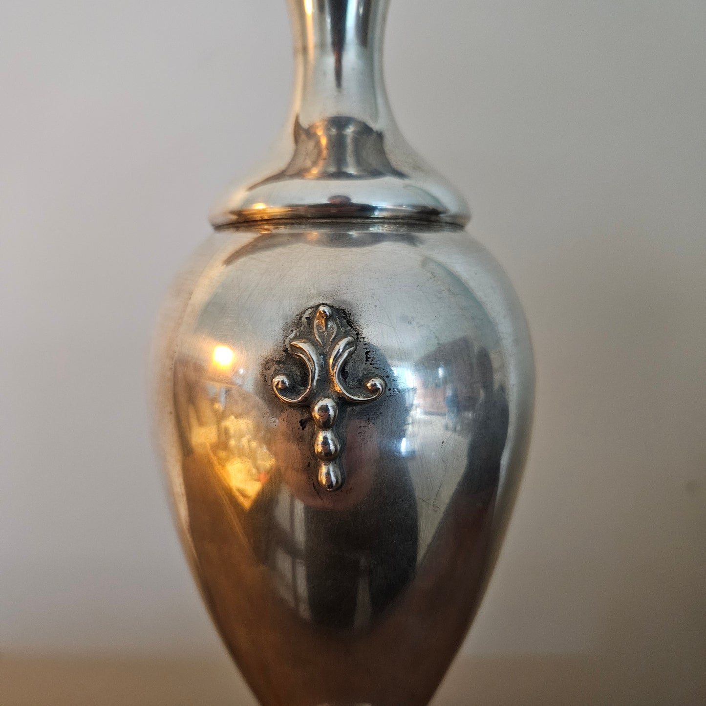Italian Solid Silver Vase