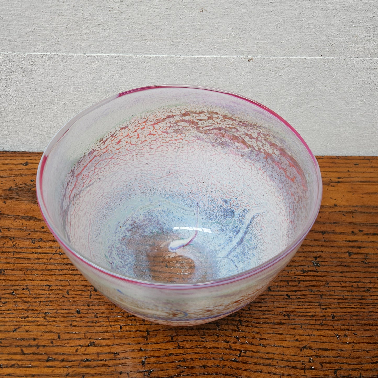 Keith Rowe Style Art Glass Vase