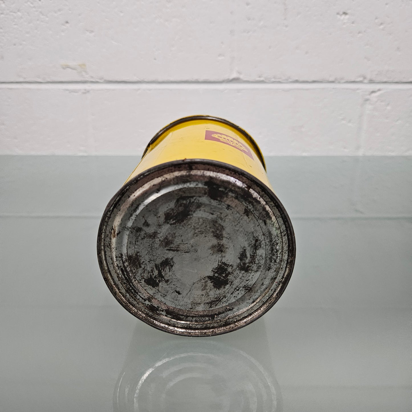 Vintage Rare Shell Alvania Grease 2 Tin