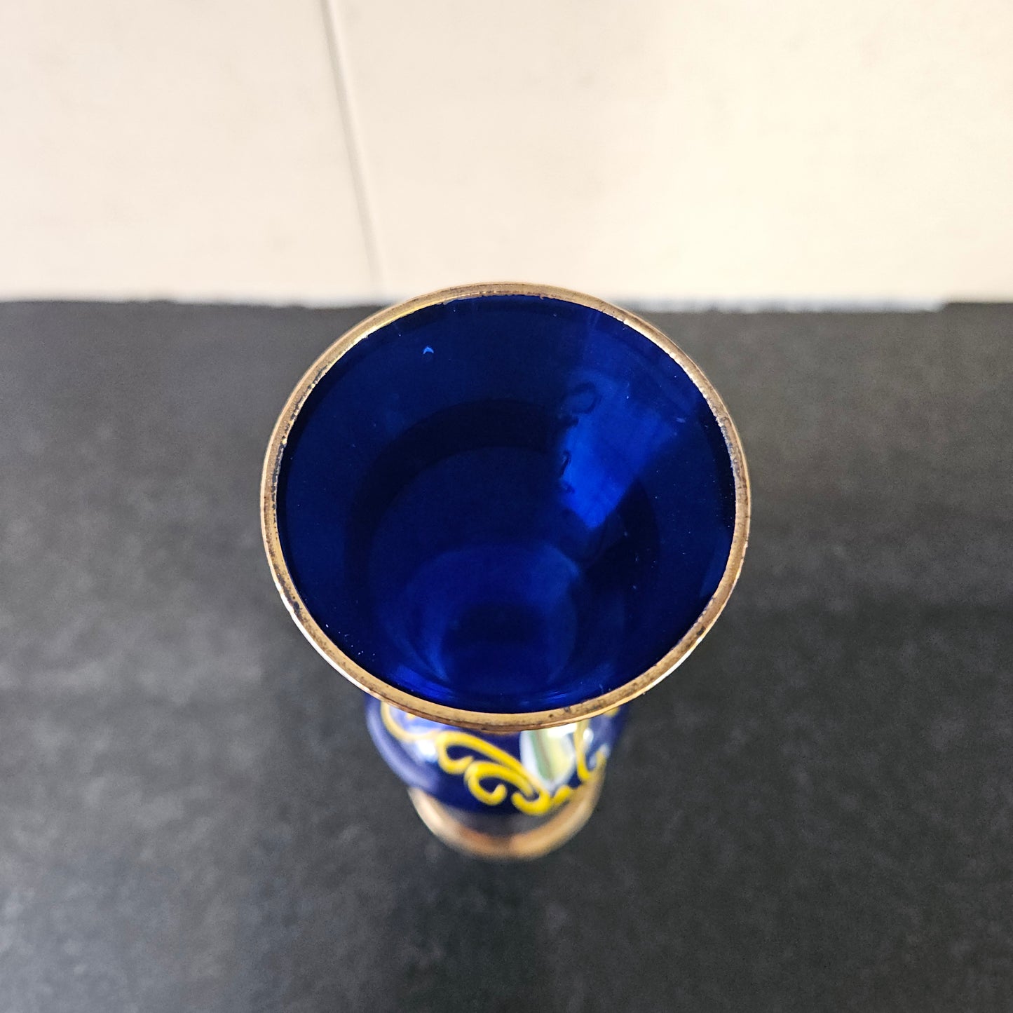 Cobalt Gilt & Enamel Vase