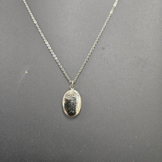 Sterling Silver Locket With Chain