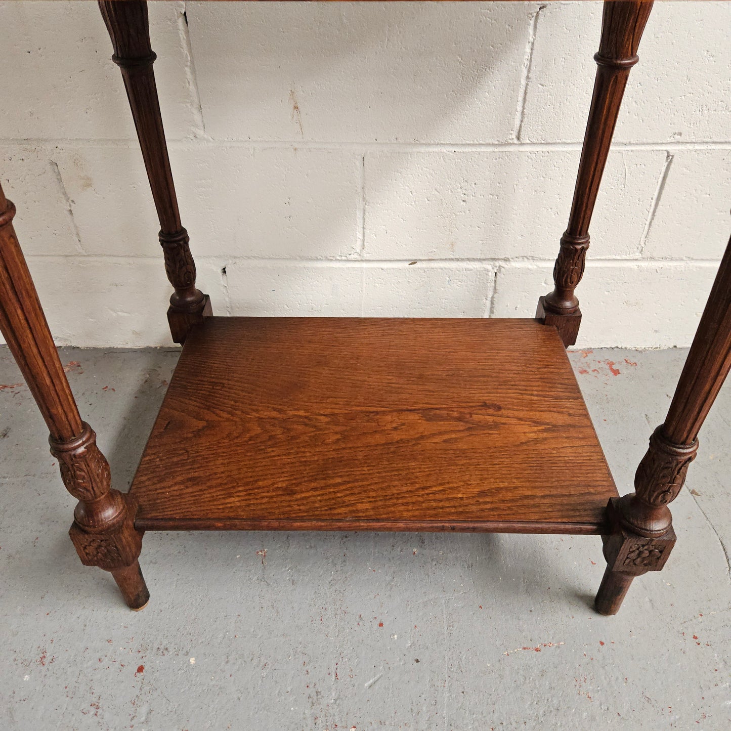 French Oak One Drawer Side Table