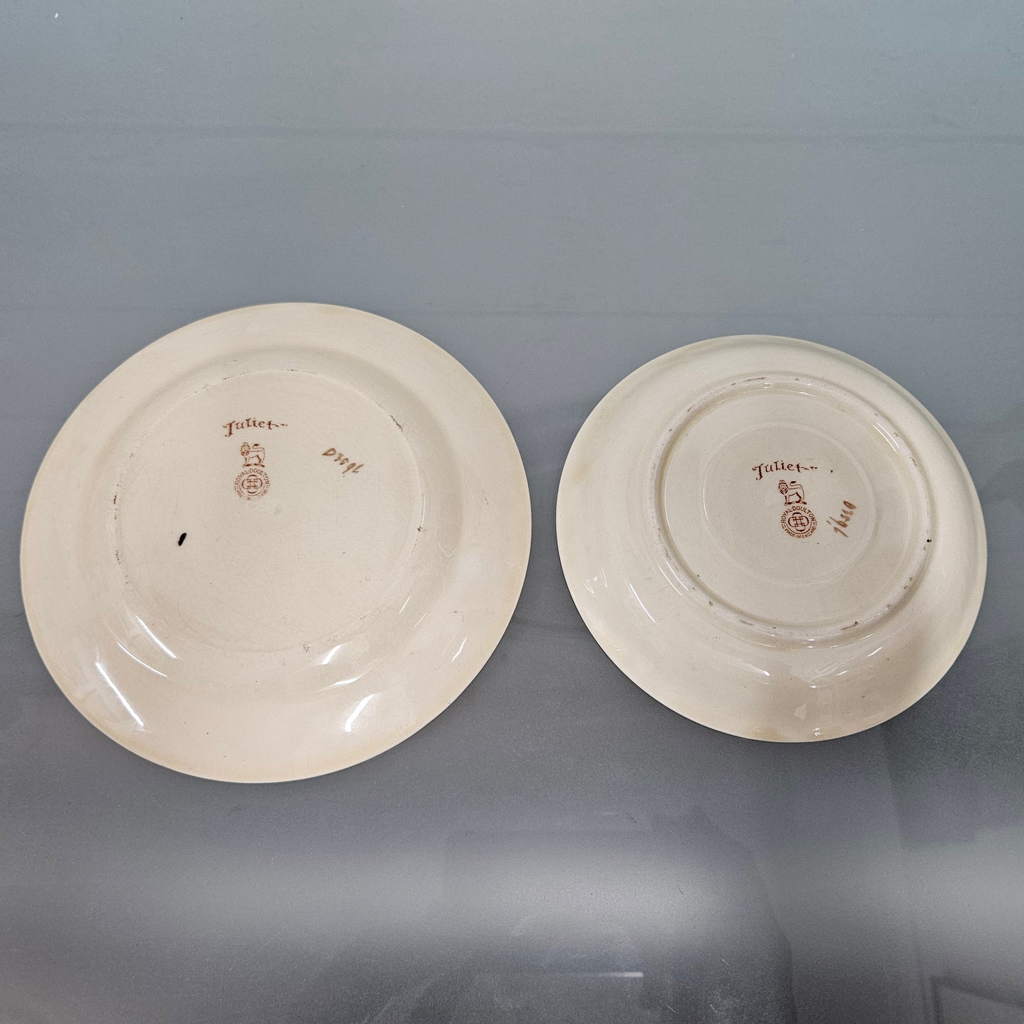 Royal Doulton Romeo & Juliet Cup Saucer & Plate