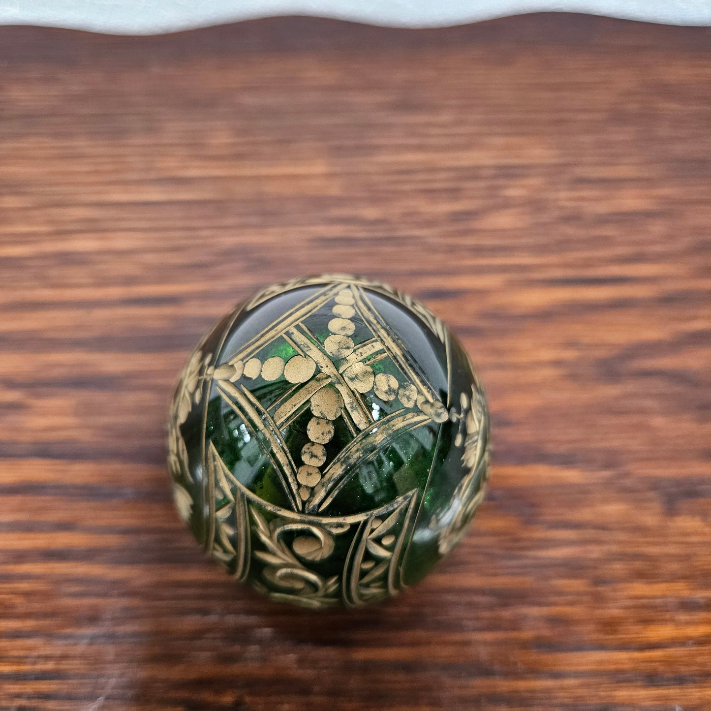 Vintage Faberge Imperial Glass Egg