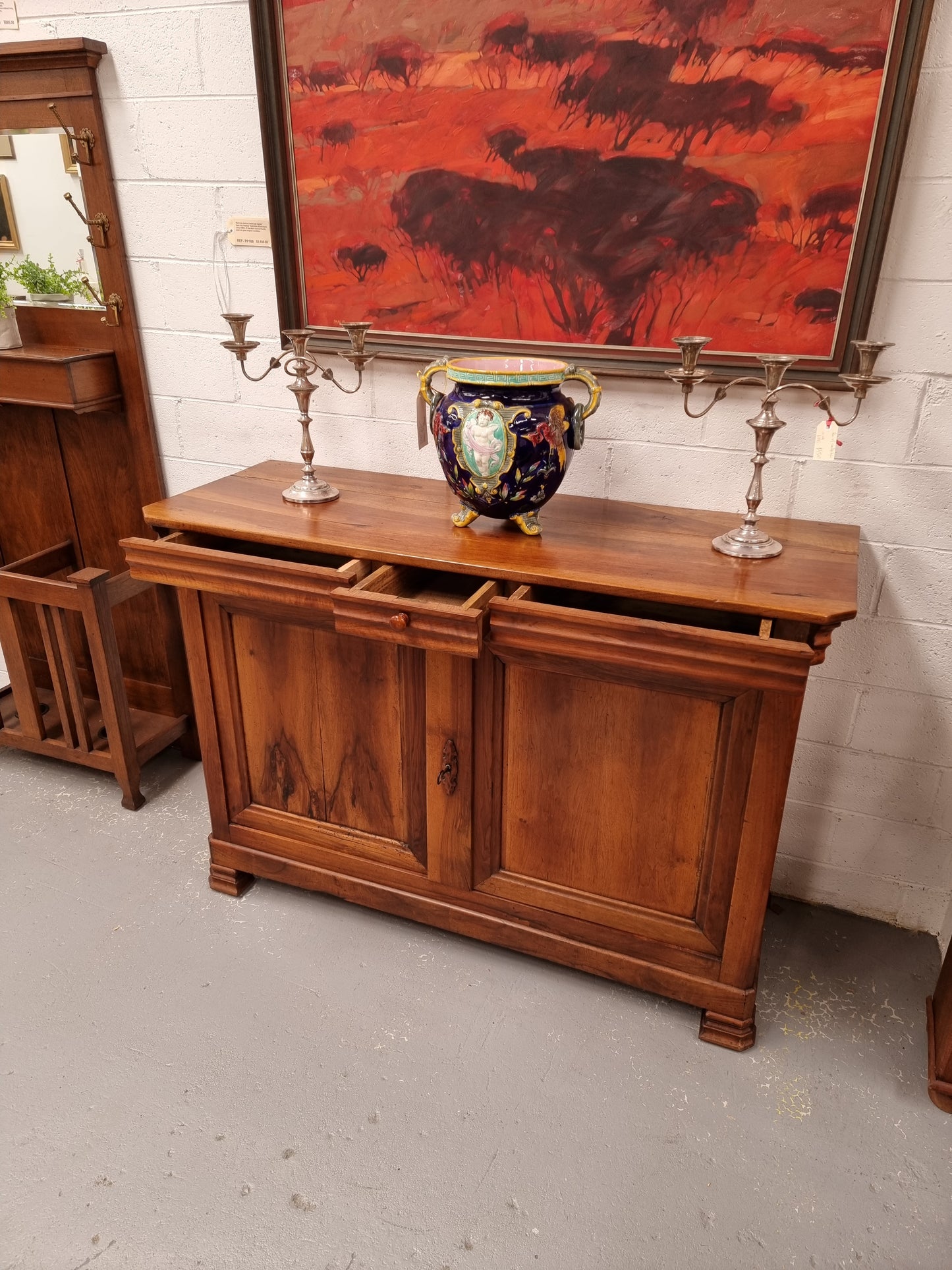 19th Century Louis Philippe Walnut Sideboard