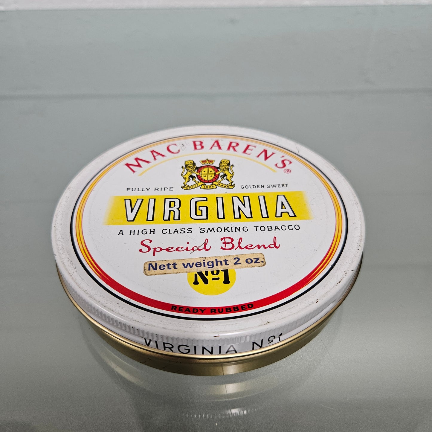 Vintage Round Mac Baren's Tobacco Tin