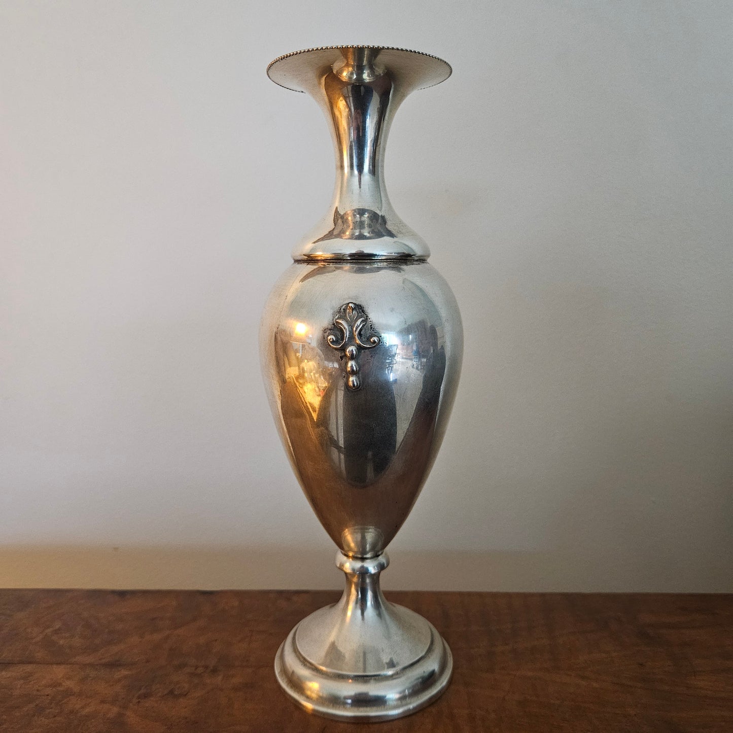 Italian Solid Silver Vase