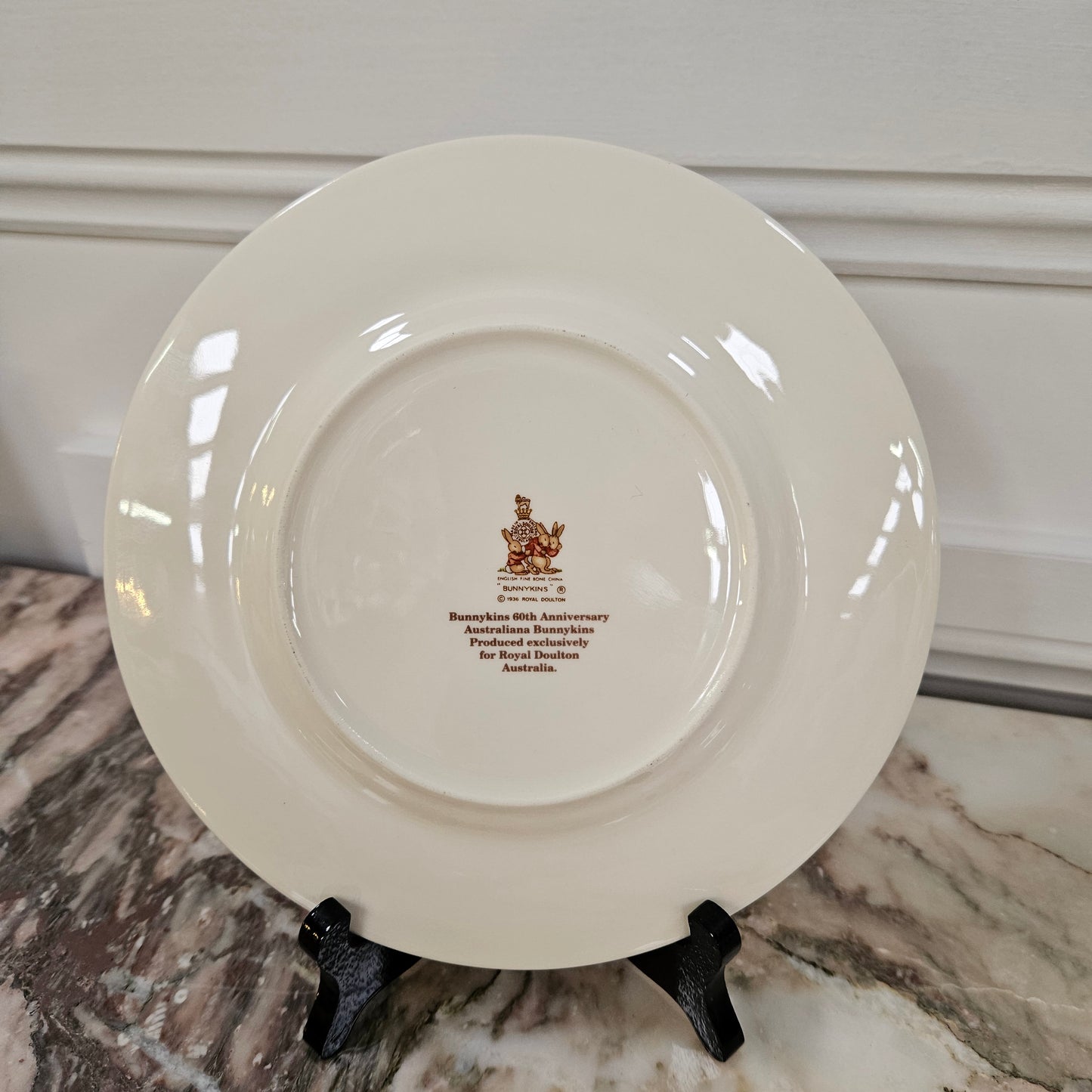 Royal Doulton Australian Bunnykins 60thAnniversary Plate