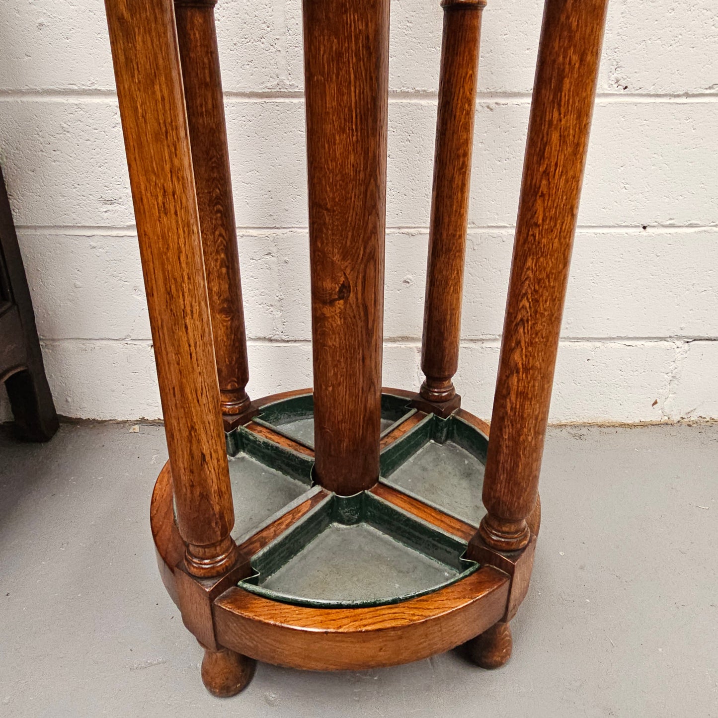 Edwardian Oak Hat/Coat/Umbrella Stand