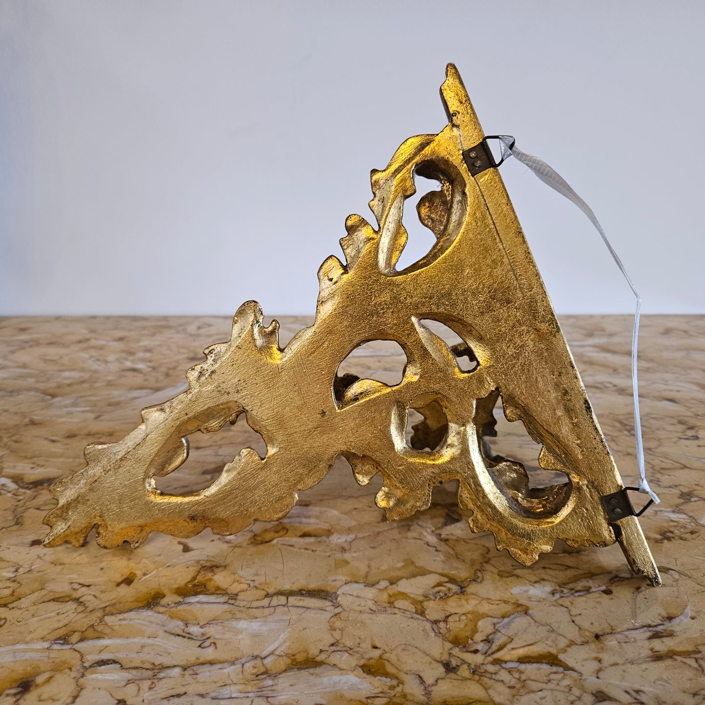 Vintage Gilt Carved Wood Shelf