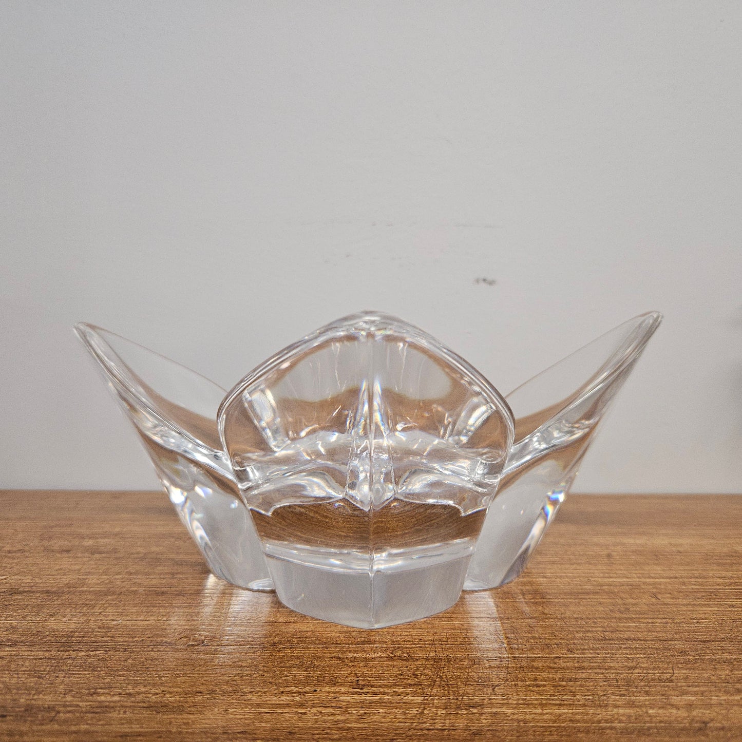 Orrefors 'Lotus' Crystal Bowl