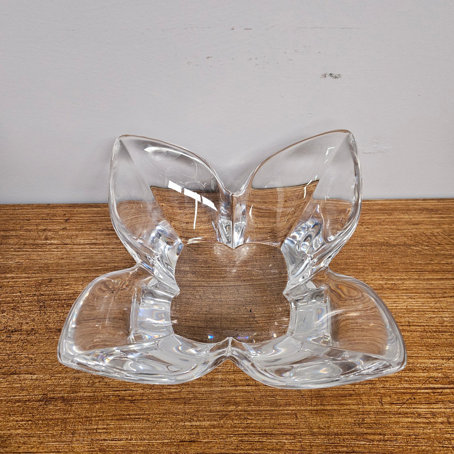 Orrefors 'Lotus' Crystal Bowl