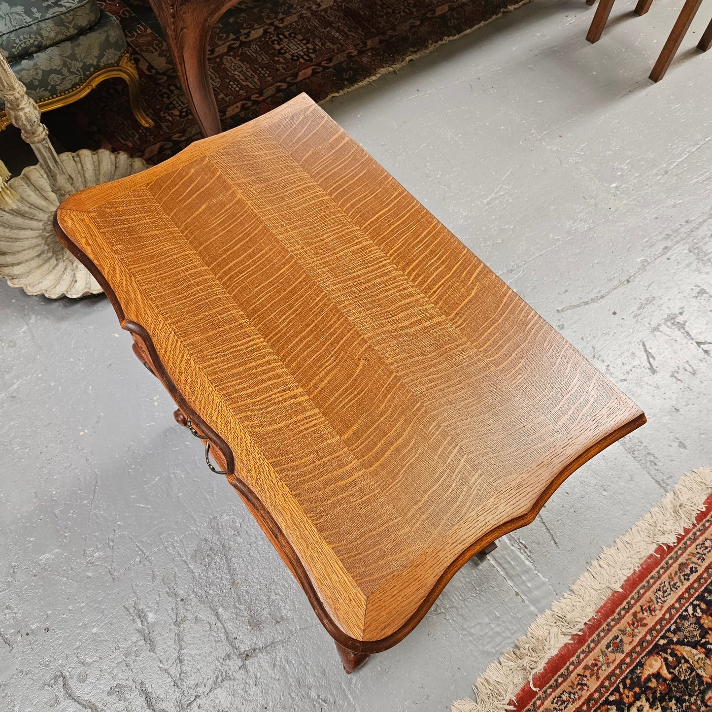 Louis XVth Style Decorative Oak Chest