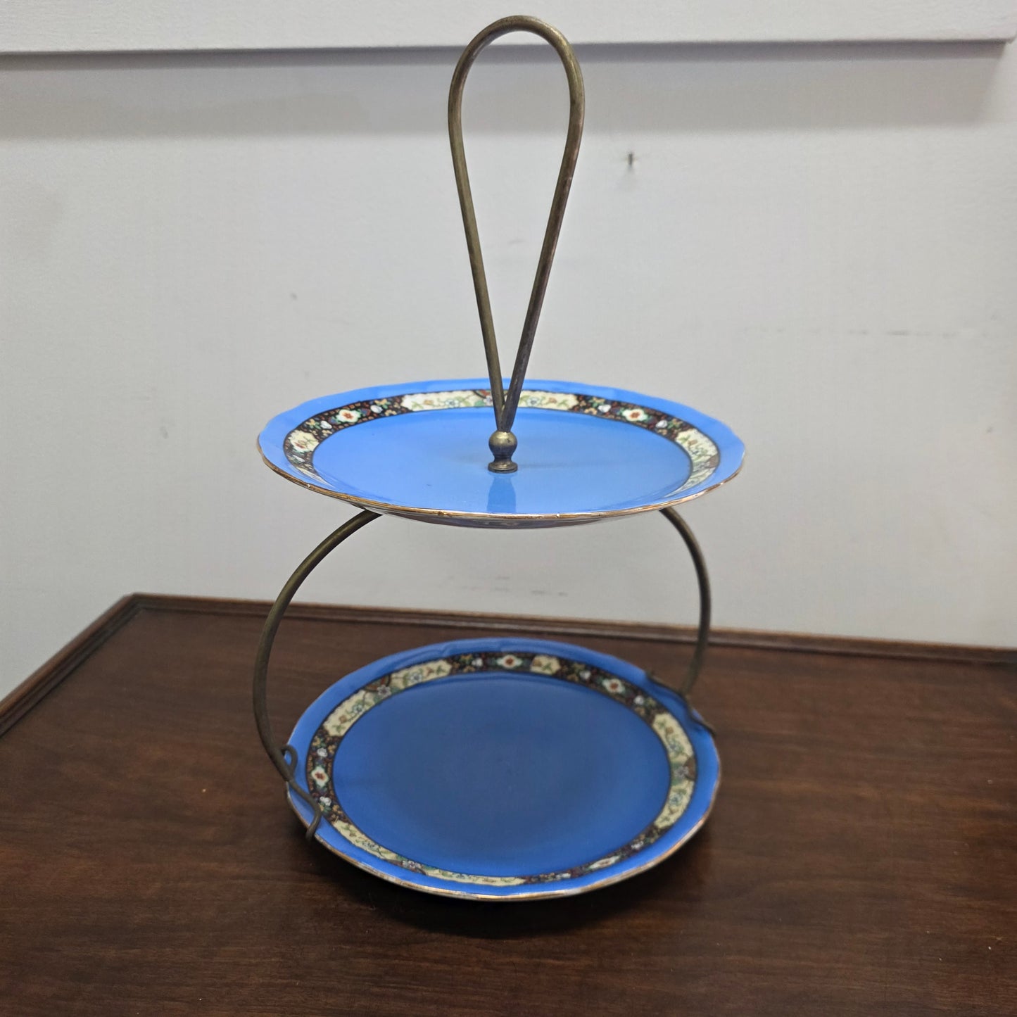 Art Deco Two Tier Dessert Stand