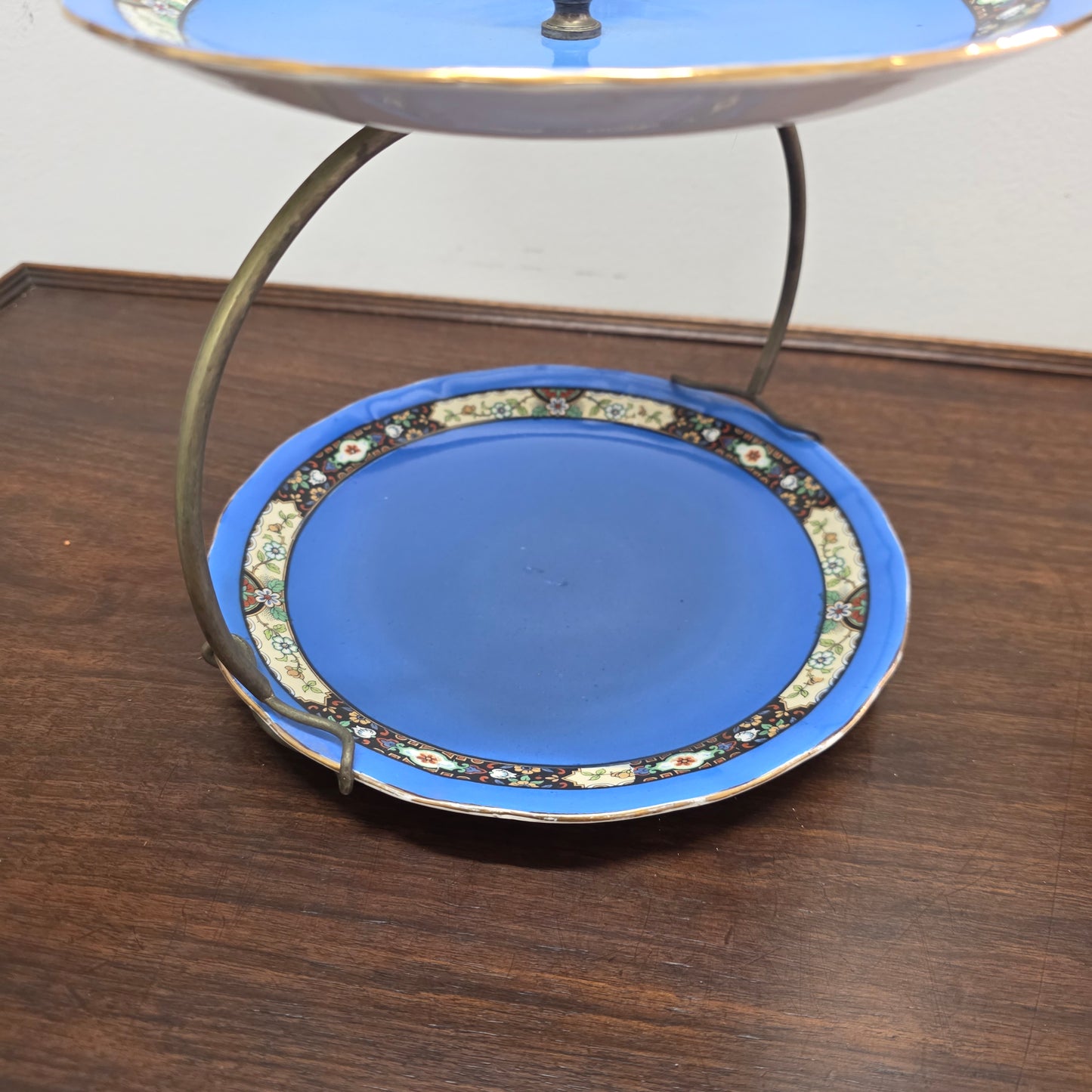 Art Deco Two Tier Dessert Stand