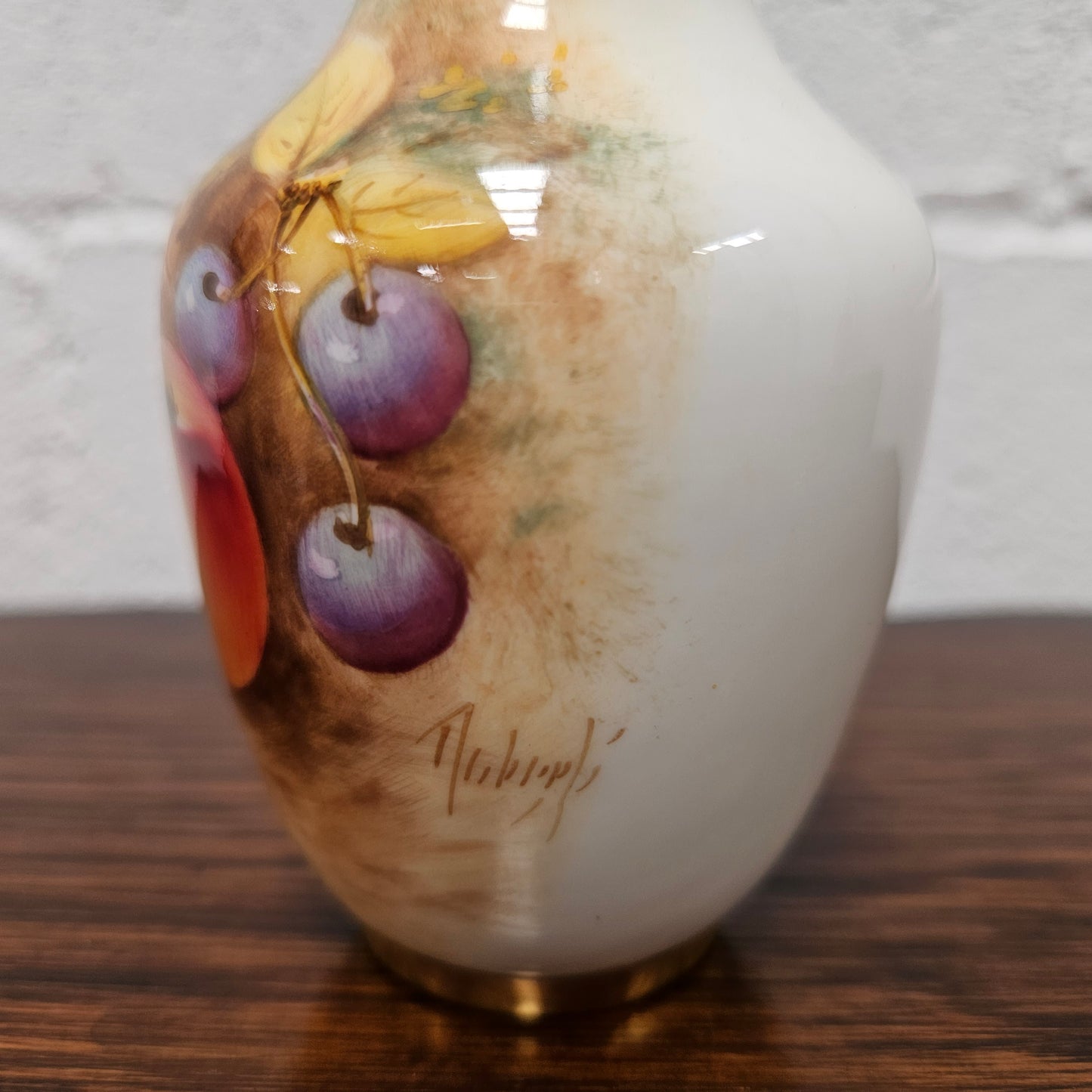 Royal Worcester Signed Vase