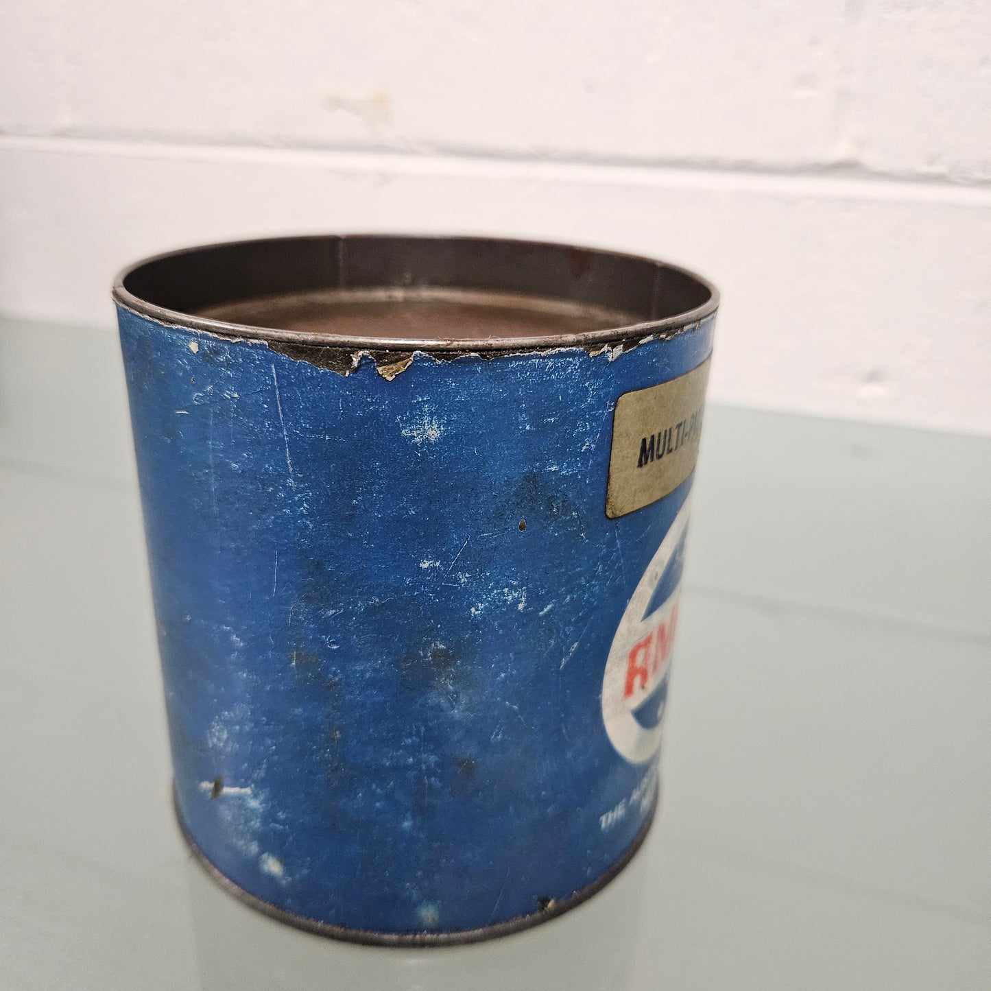 Early Vintage Ampol Grease Tin