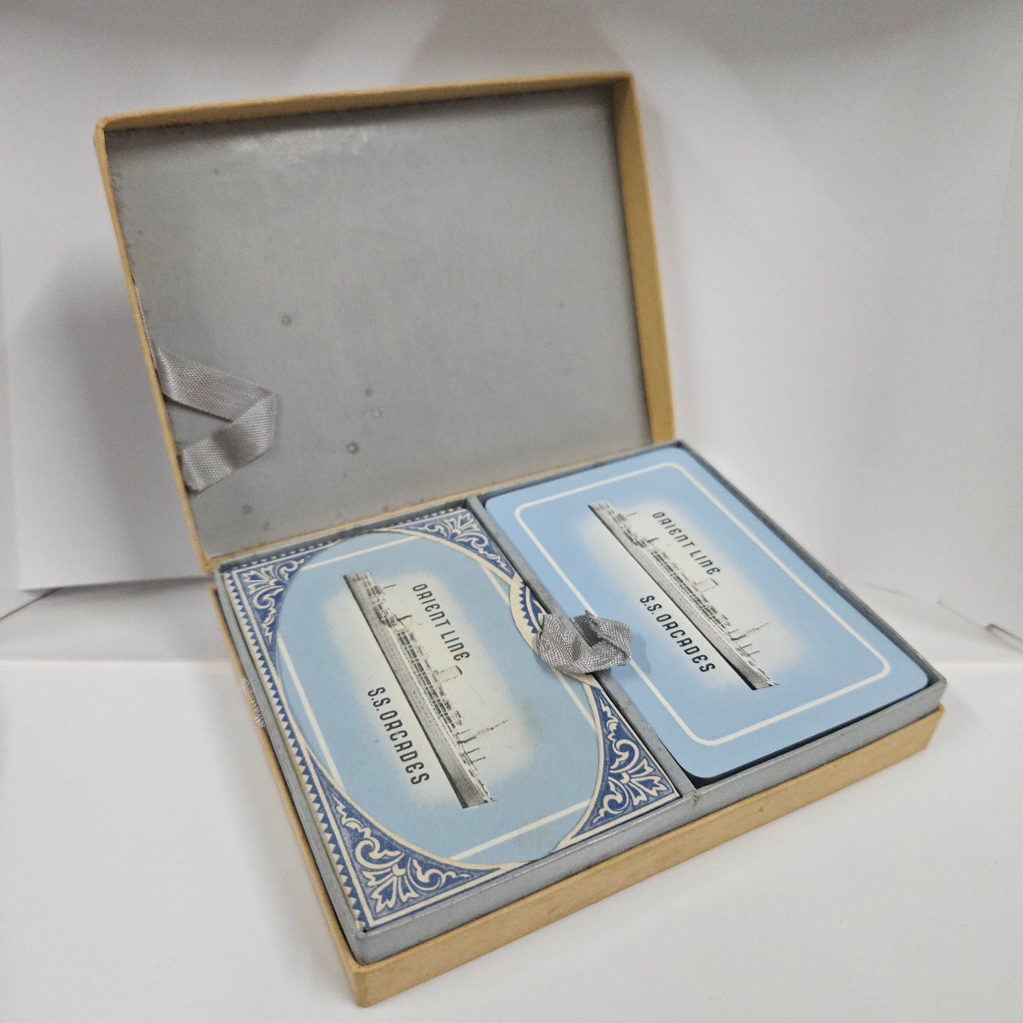 Orient Line SS Orcades Boxed Set of 2 Packs Playing Cards
