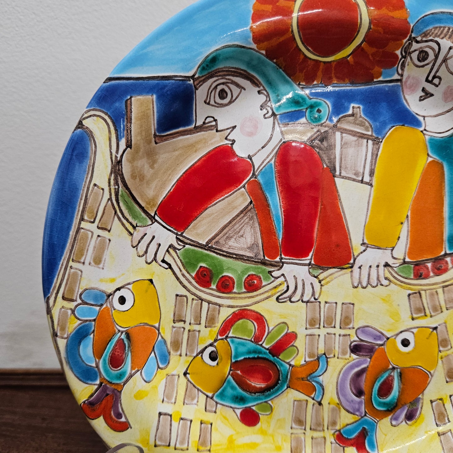 Vintage Desimone Wall Display Plate