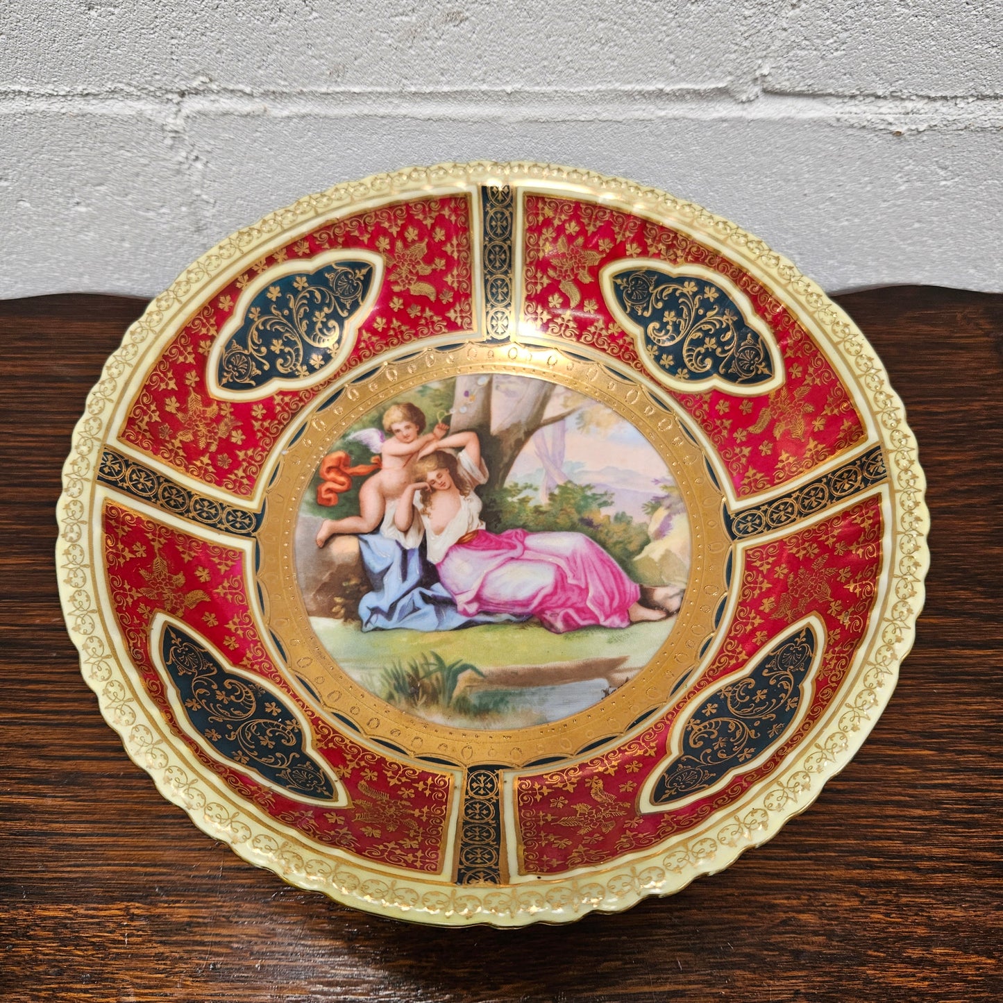 Antique Hand Finished Royal Vienna Bowl