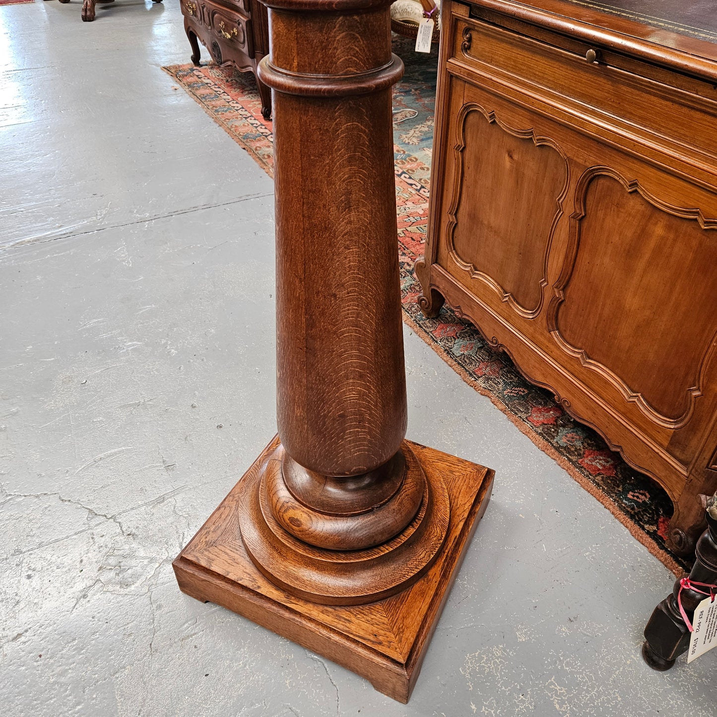 Grand French Oak Pedestal
