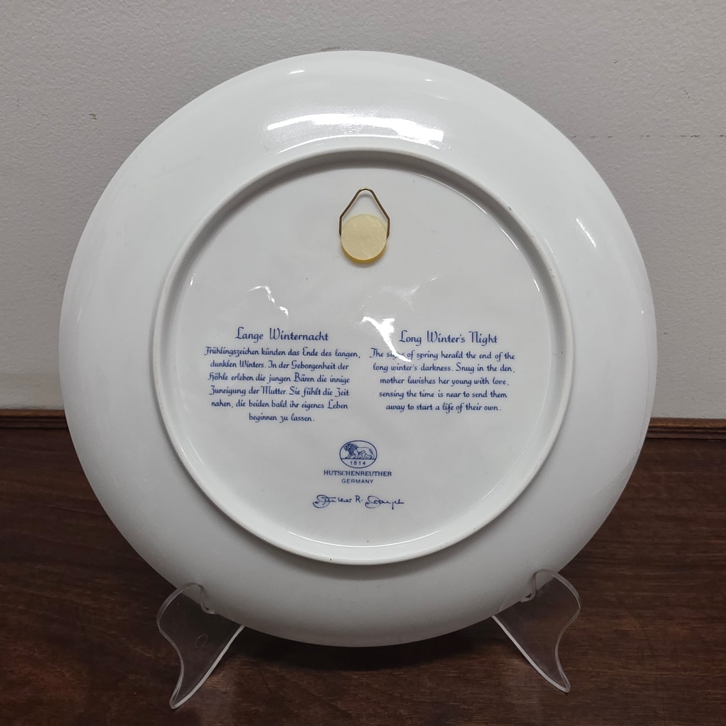 Vintage Hutschenreuther 1977 Display Plate