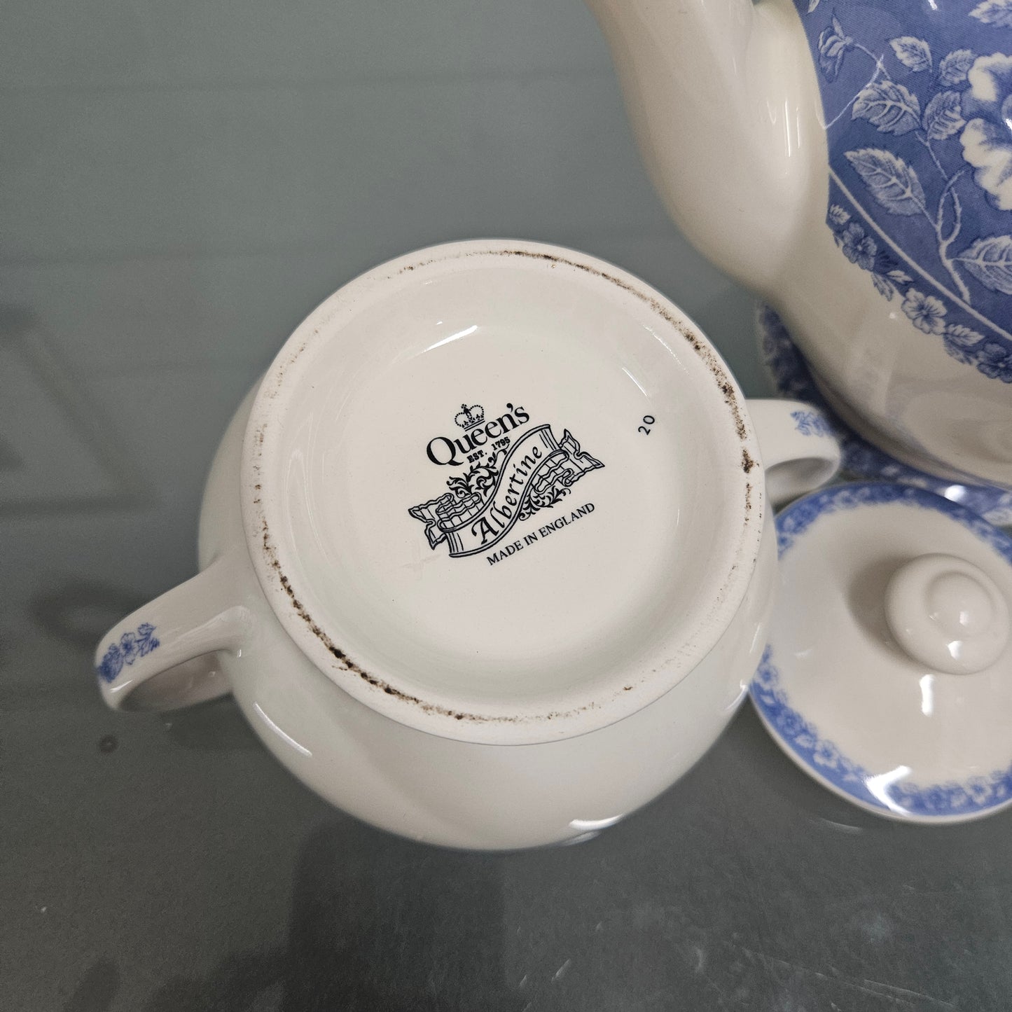 Queens English "Albertine" 3 Piece Teaset