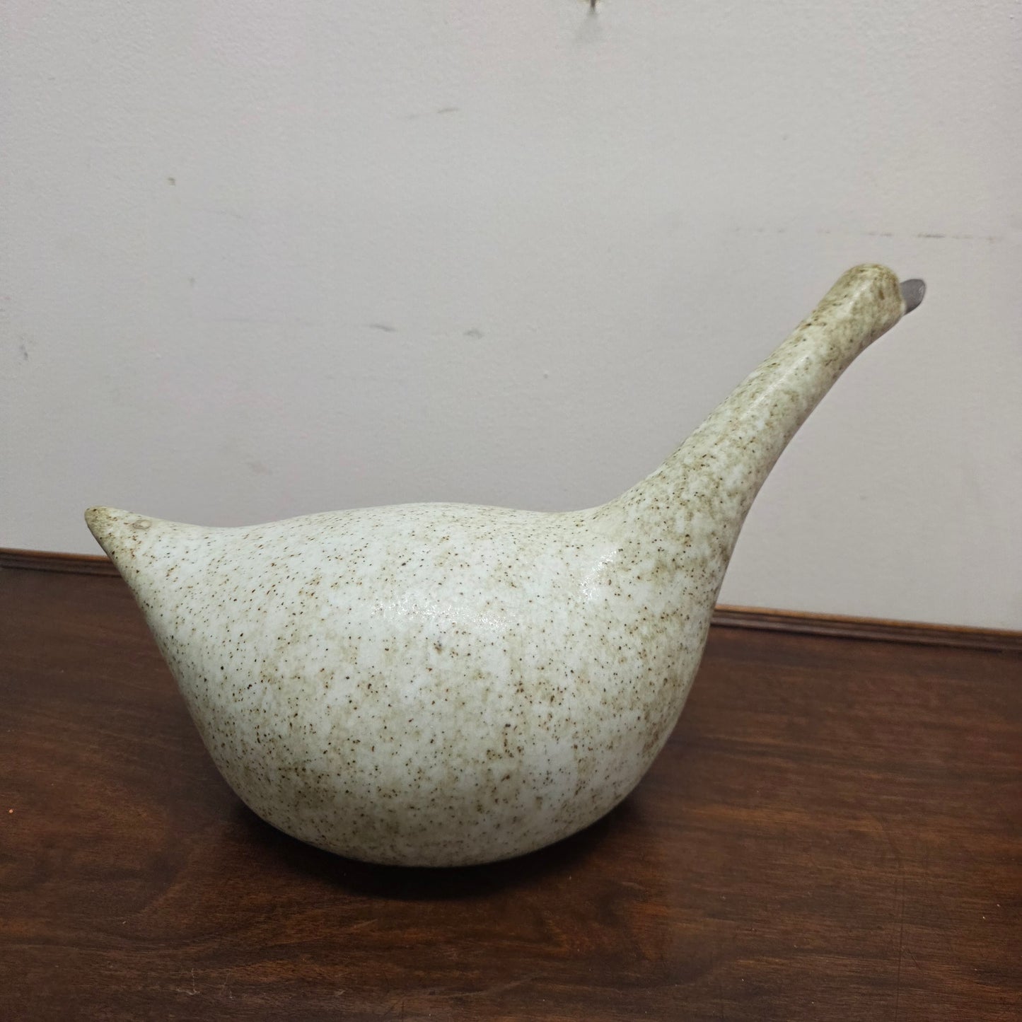 Vintage Art Pottery Bird Statue