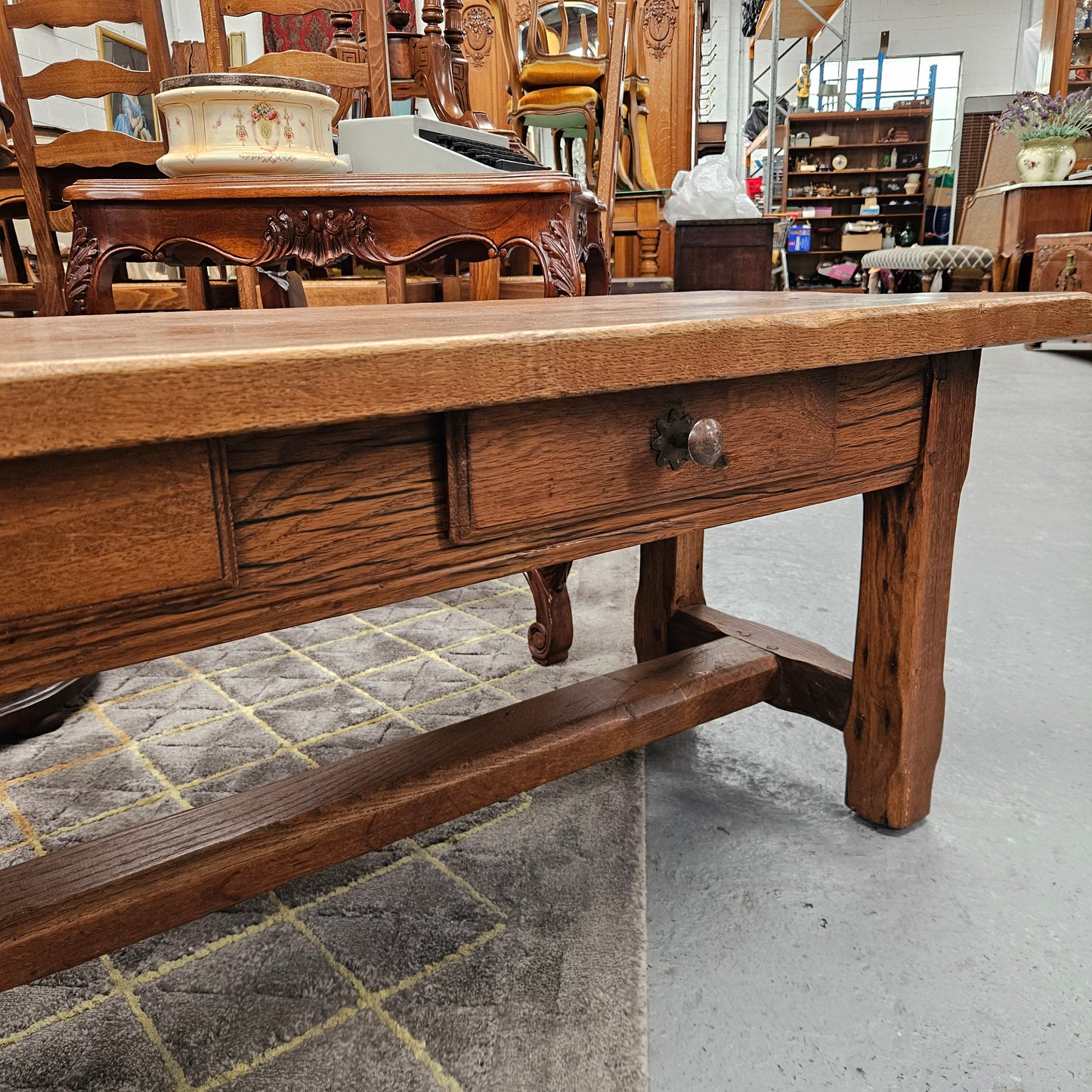 French Oak Coffee Table