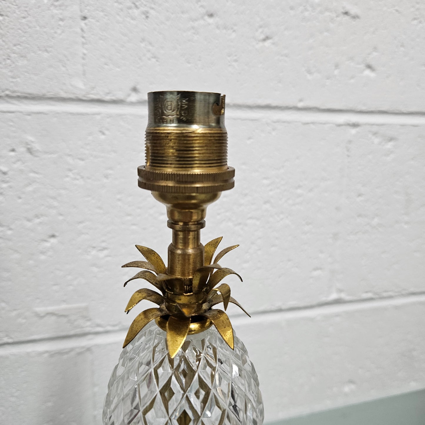 French Ormolu and Crystal Lamp