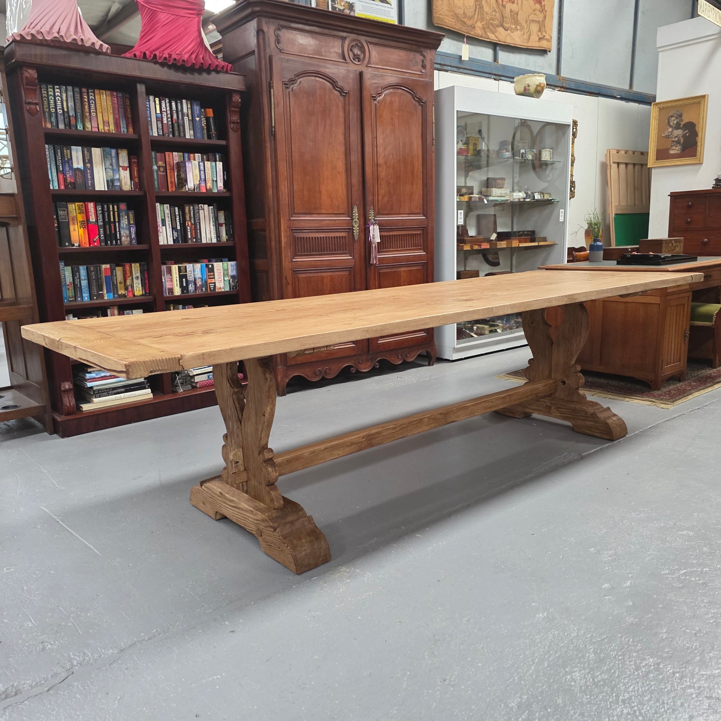 Impressive Vintage Reclaimed Spruce 3 Meter Dining Table