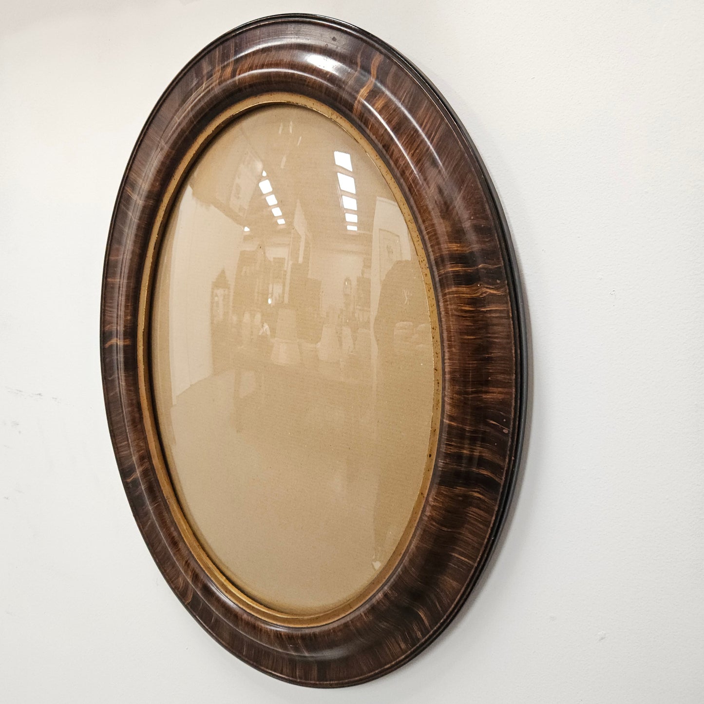 Art Deco Convex Glass Frame
