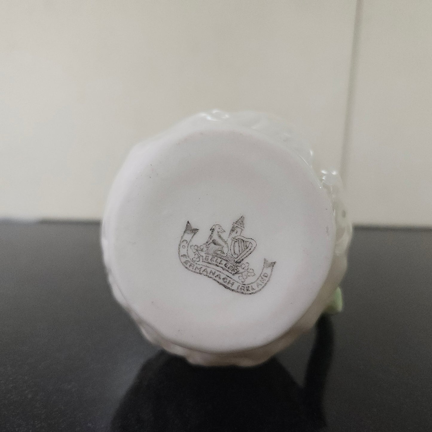 Belleek Lotus Pattern Small Cream Jug