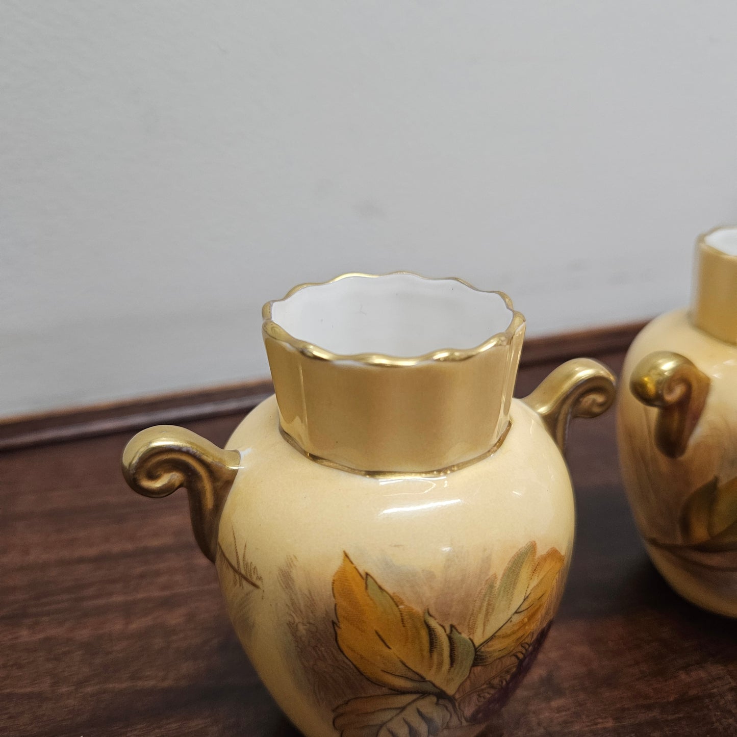 Pair of Aynsley Miniature Vases