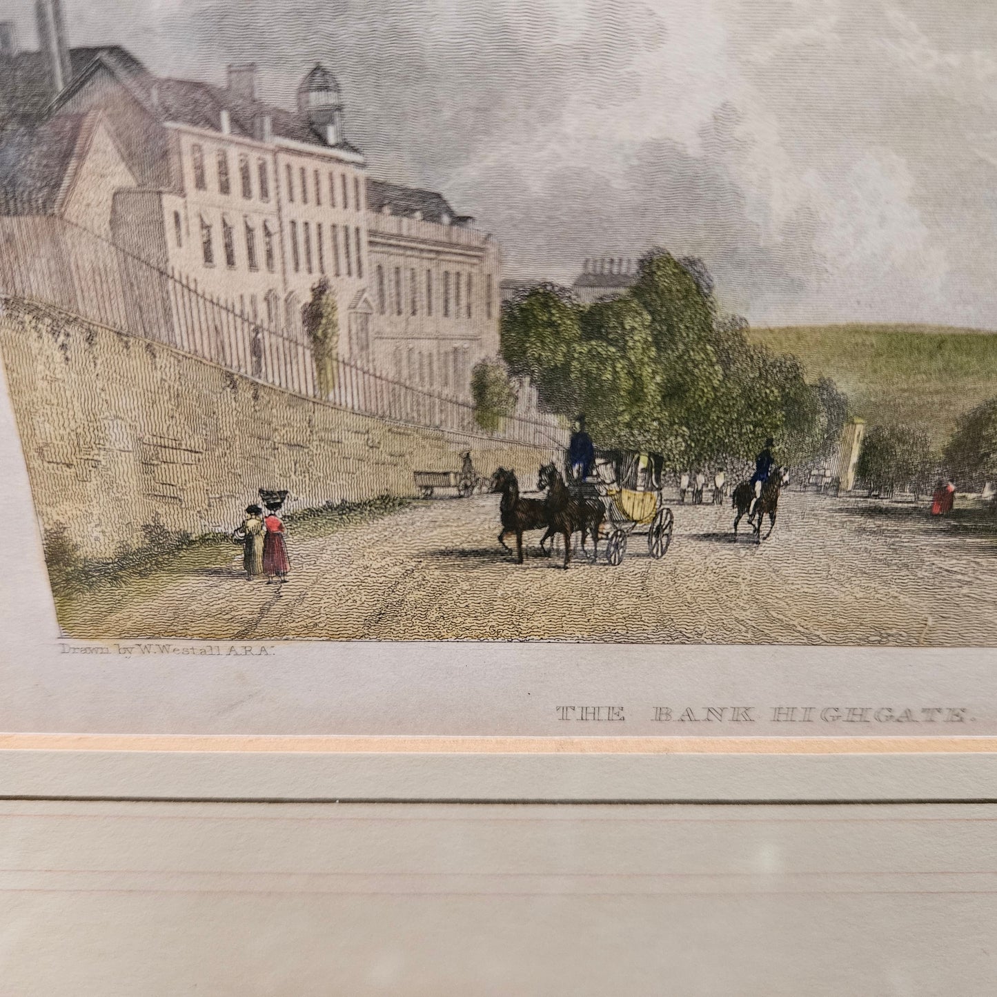 Framed Picture Of "The Bank Highgate"