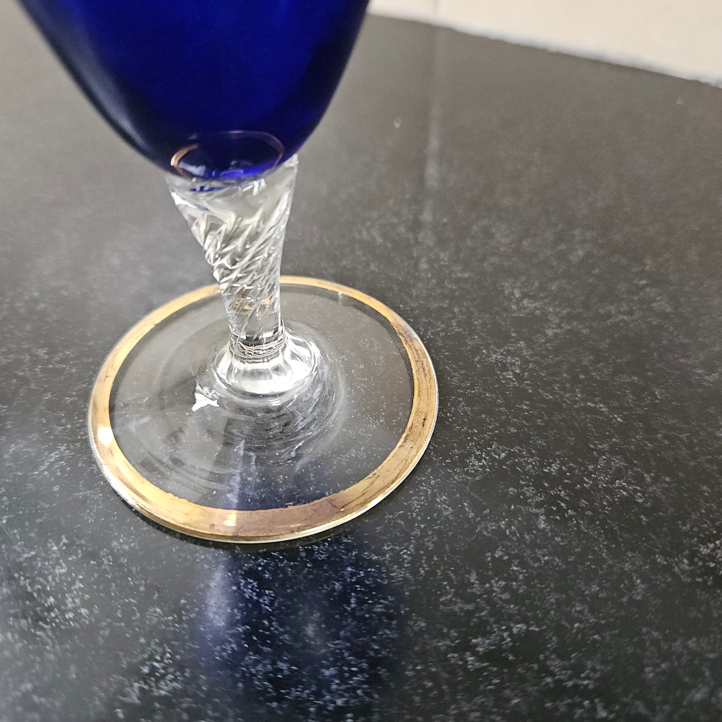 Cobalt Gilt & Enamel Vase
