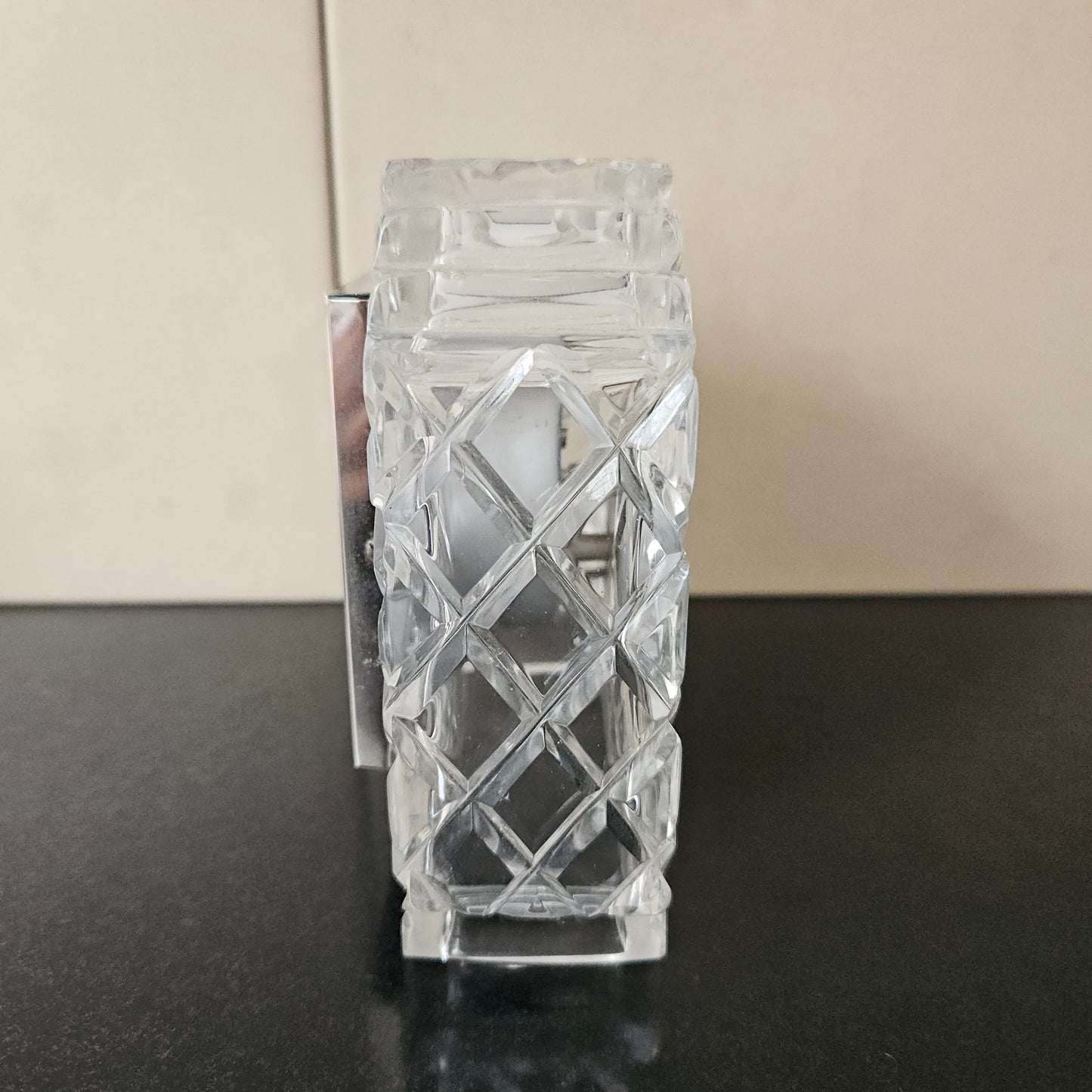 Vintage Crystal Bedroom Clock