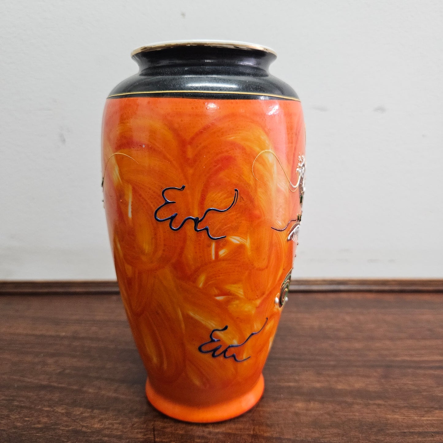 Vintage Satsuma Hand Painted Vase