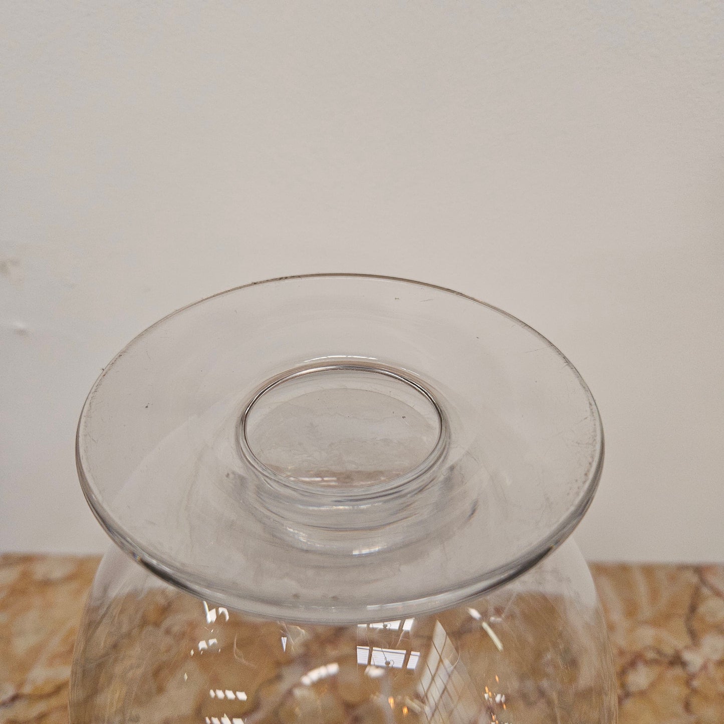 Large Crystal Glass Victorian Decanter