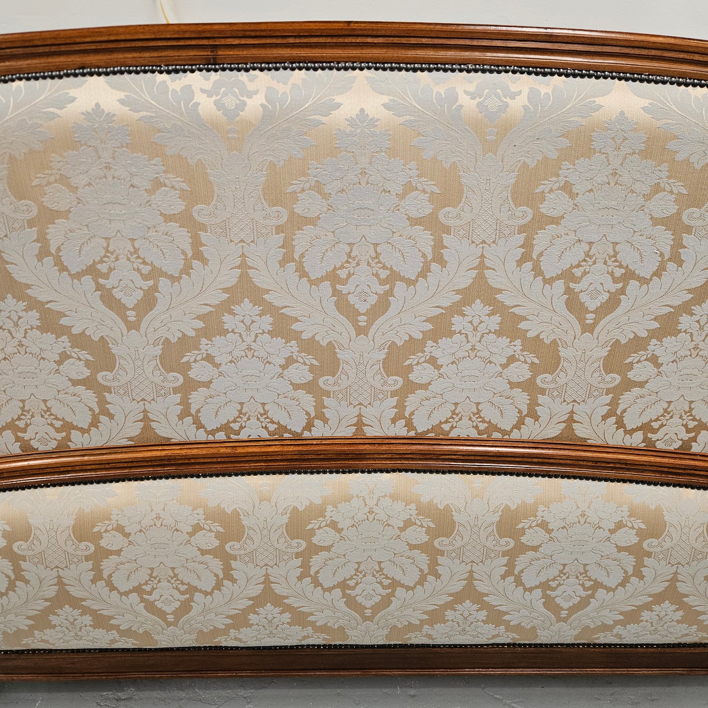 19th Century Louis XVI Style Walnut King Size Bed