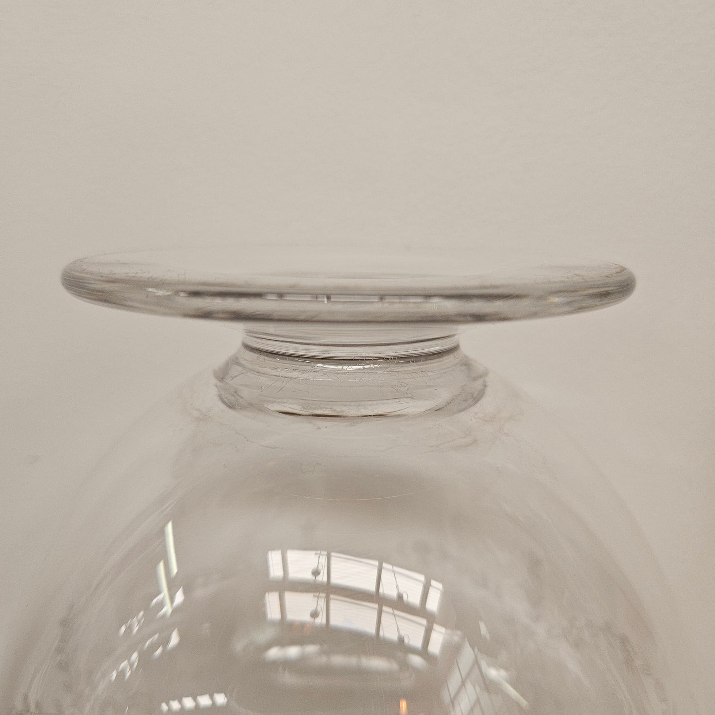 Large Crystal Glass Victorian Decanter