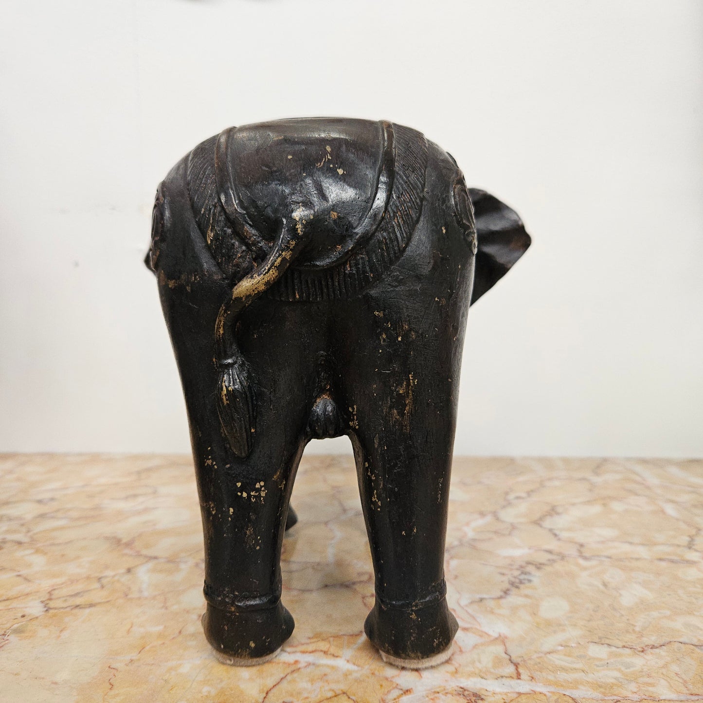 Vintage Bronze Elephant Statue